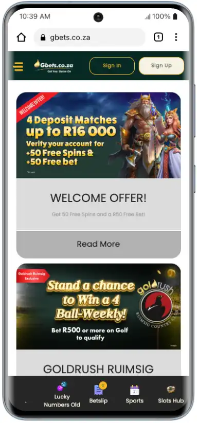 Gbets Welcome Bonus