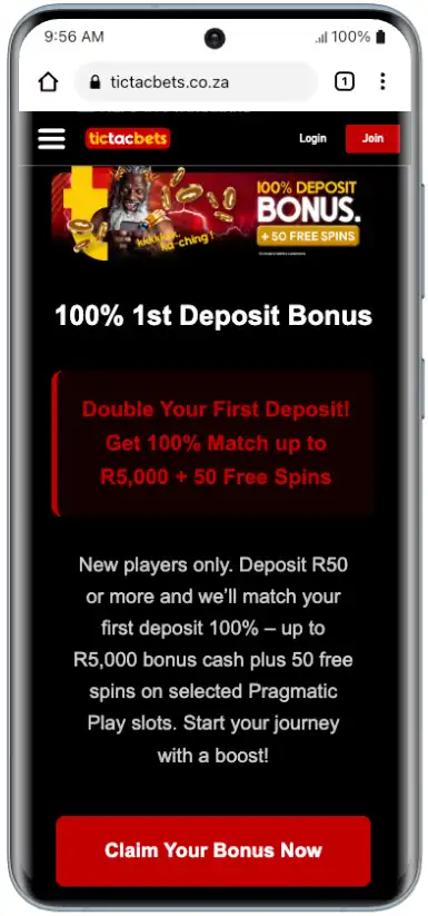 TicTacBets Welcome Bonus and Free Spins No Deposit