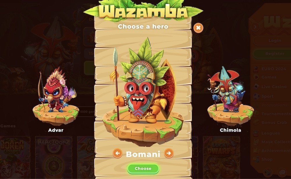 choose your character