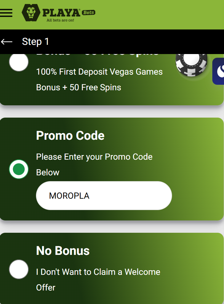 Playabets promo code MOROPLA – 100% up to R3,000 + 50 free spins