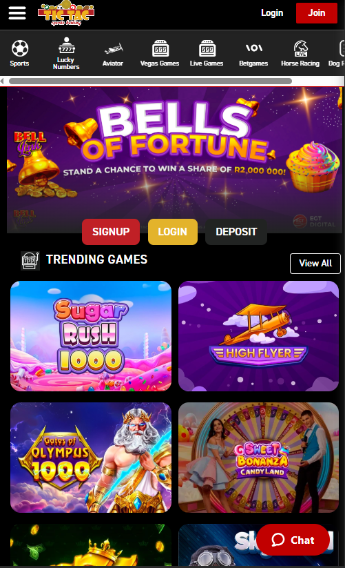 TicTacBets registration example