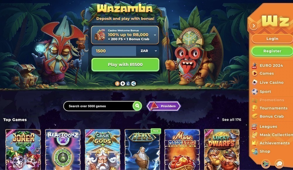 wazamba official site